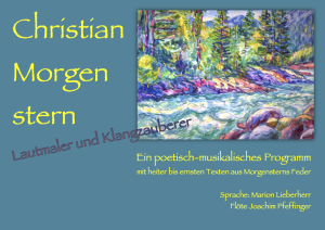 Christian Morgenstern Programm